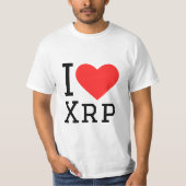 I Liebe Xrp T-Shirt (Vorderseite)