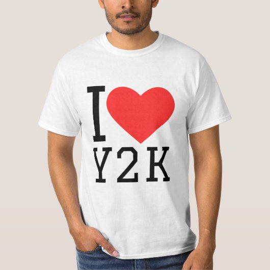 I Liebe y2k T-Shirt (Vorderseite)