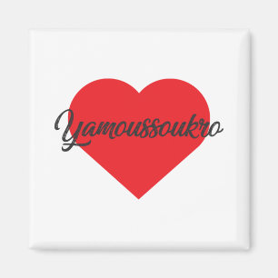 I Liebe Yamoussoukro - Elfenbeinküste Magnet