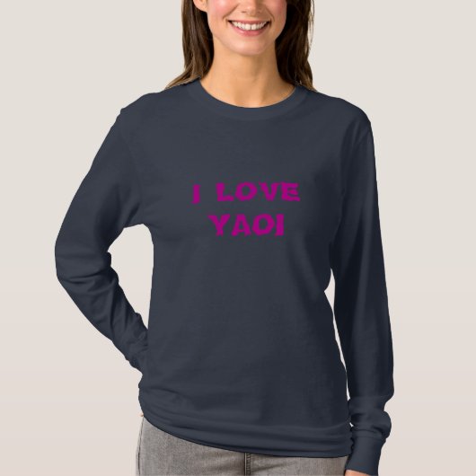 I LIEBE YAOI T-Shirt (Vorderseite)