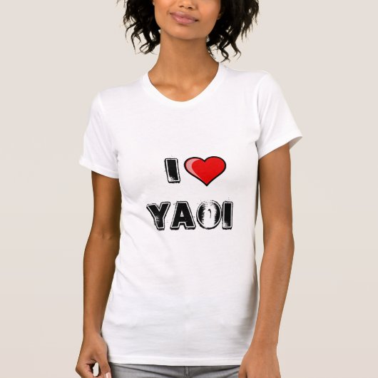 I Liebe Yaoi T-Shirt (Vorderseite)