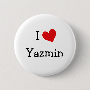 I Liebe Yazmin Button