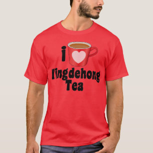 I Liebe Yingdehong Tea Designs für Teeliebhaber T-Shirt