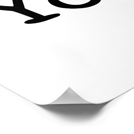 I Liebe Yodeling Poster (Ecke)