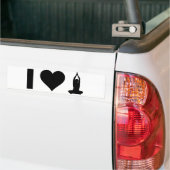 I Liebe-Yoga Autoaufkleber (Auf Lkw)