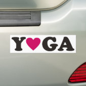 I Liebe Yoga Autoaufkleber (Auf Auto)