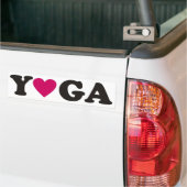 I Liebe Yoga Autoaufkleber (Auf Lkw)