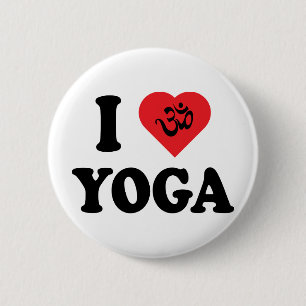 I Liebe-Yoga Button