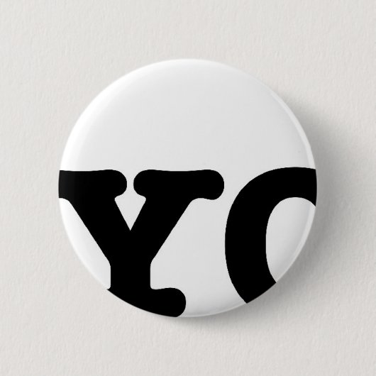 I Liebe-Yoga Button (Vorderseite)