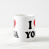 I Liebe-Yoga-Geschenk Kaffeetasse (Mittel)