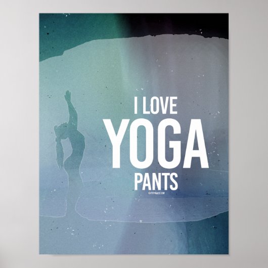 I Liebe Yoga Hots - Yoga Fitness -.pnng Poster (Vorne)