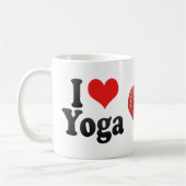 I Liebe-Yoga Kaffeetasse (Links)