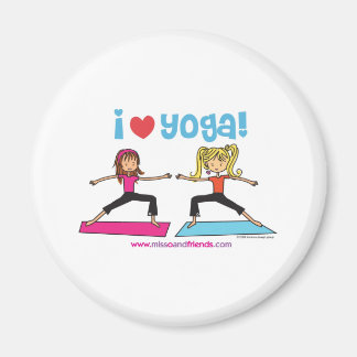 i Liebe Yoga Magnet