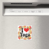 I Liebe Yoga Magnet (In Situ (Geschirrspüler))