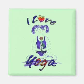 I Liebe Yoga-Magnet Magnet