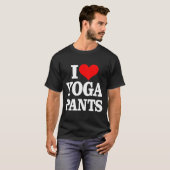 I Liebe Yoga Pants T-Shirt (Vorne ganz)