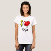 i Liebe Yoga T - Shirt (Vorne ganz)