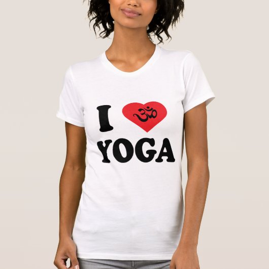 I Liebe-Yoga T-Shirt (Vorderseite)