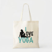 I Liebe Yoga Tragetasche (Vorne)