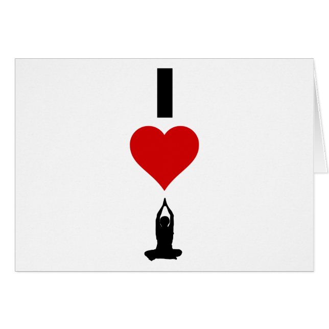 I Liebe-Yoga (vertikal) (Vorderseite (Horizontal))