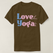 I Liebe Yoga Yoga Lover Yoga Pose 3 T-Shirt (Design vorne)