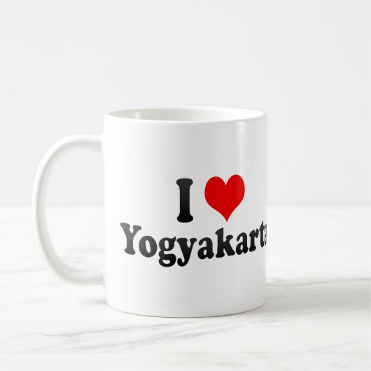 I Liebe Yogyakarta, Indonesien Kaffeetasse (Links)
