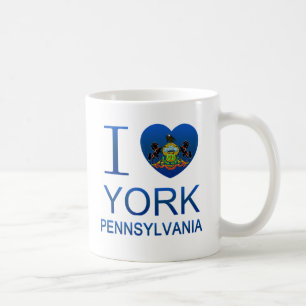 I Liebe York, PA Kaffeetasse