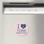 I Liebe York, PA Magnet (In Situ (Geschirrspüler))