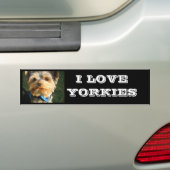 I Liebe Yorkies Autoaufkleber (Auf Auto)