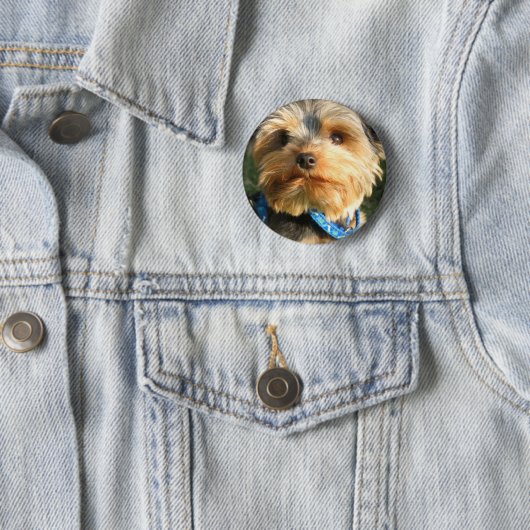I Liebe Yorkies Button (Beispiel)