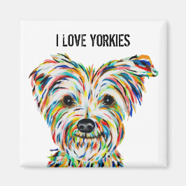 I Liebe Yorkies Magnet