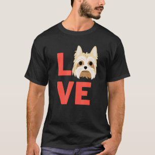 I Liebe Yorkshire Terrier Dog Haustier Besitzer T-Shirt