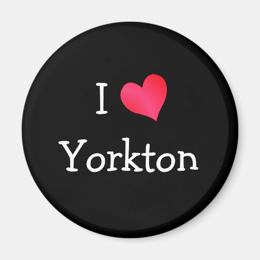 I Liebe Yorkton Magnet (Vorne)