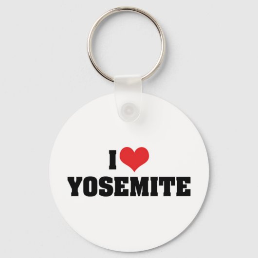I Liebe Yosemite Schlüsselanhänger (Vorderseite)