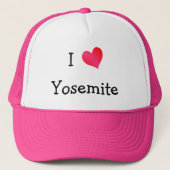 I Liebe Yosemite Truckerkappe (Vorderseite)