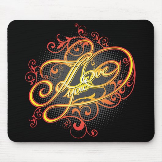 I Liebe You 1 Mousepad (Vorne)