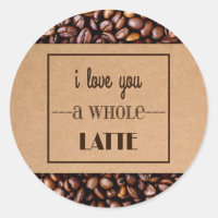 "I Liebe You a hole Latte" Kaffeeschleeve & Bohnen