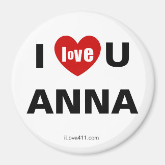 I Liebe You Anna Magnet