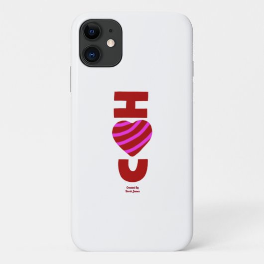 I Liebe You Apple iPhone 11 Fall Case-Mate iPhone Hülle (Rückseite)