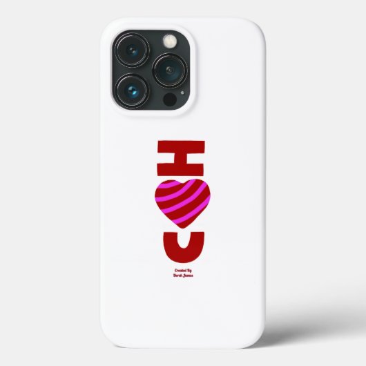 I Liebe You Apple iPhone 13 Pro Fall Case-Mate iPhone Hülle (Rückseite)
