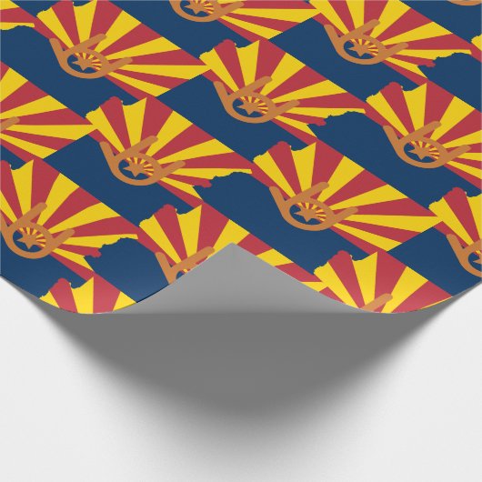 "I Liebe You Arizona" Geschenkpapier (Ecke)