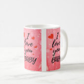 I Liebe You Baby Tasse (VorderseiteRechts)