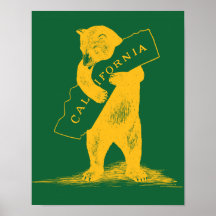 I Liebe You California - Green und Gold