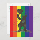 I Liebe You California—Rainbow Postkarte (Vorne/Hinten)