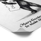 I Liebe You California Sheet Music Poster (Ecke)