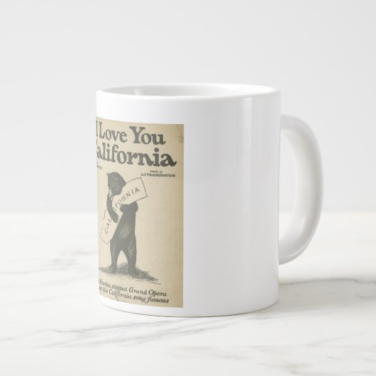 I Liebe You California Tasse (Vorderseite Rechts)