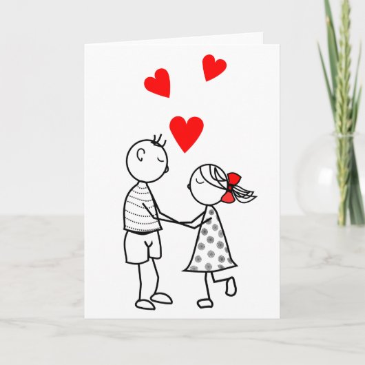 I Liebe You Card Couple Liebe Karte (Vorderseite)