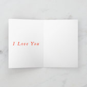 I Liebe You Card Couple Liebe Karte (Innenseite)
