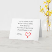 I Liebe You Card for Girl or Boyfriend Karte (Gelbe Blume)