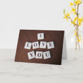 I Liebe You Card Karte (Gelbe Blume)
